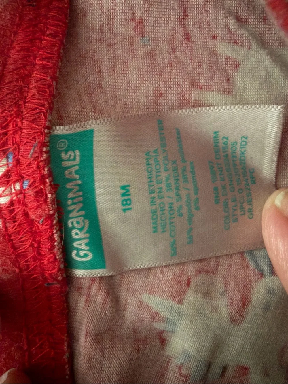 Garanimals Red Unicorn Shorts